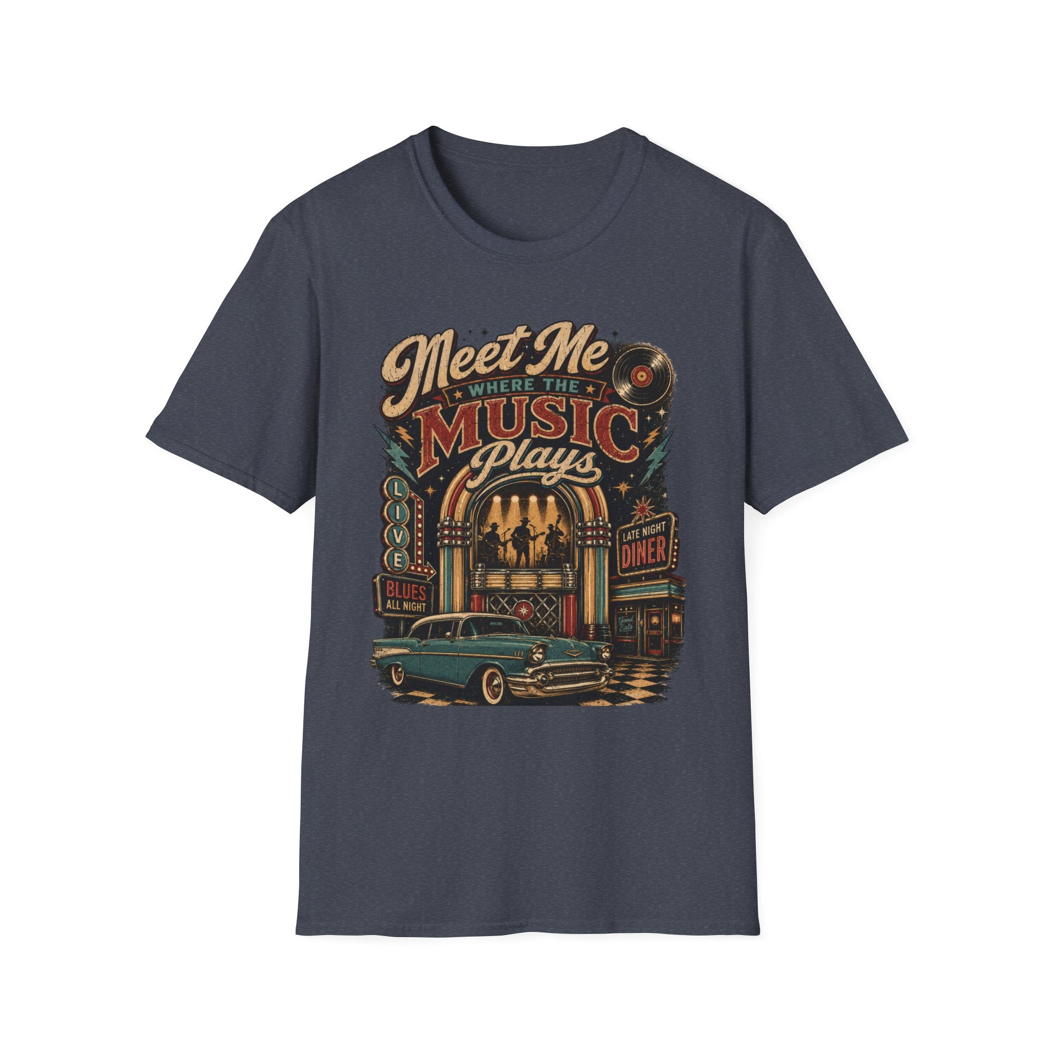 Where Music Plays  T-Shirt