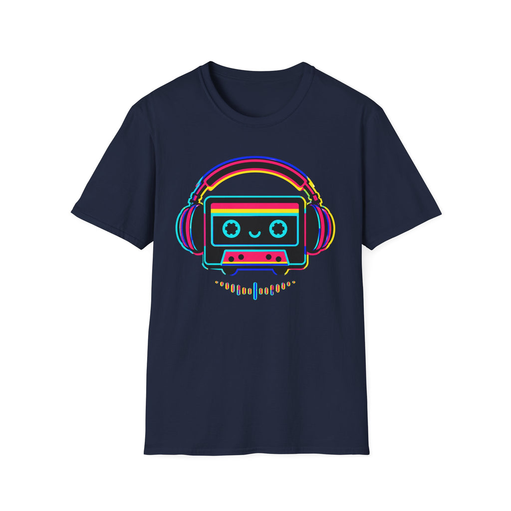 Headphones Cassette  T-Shirt