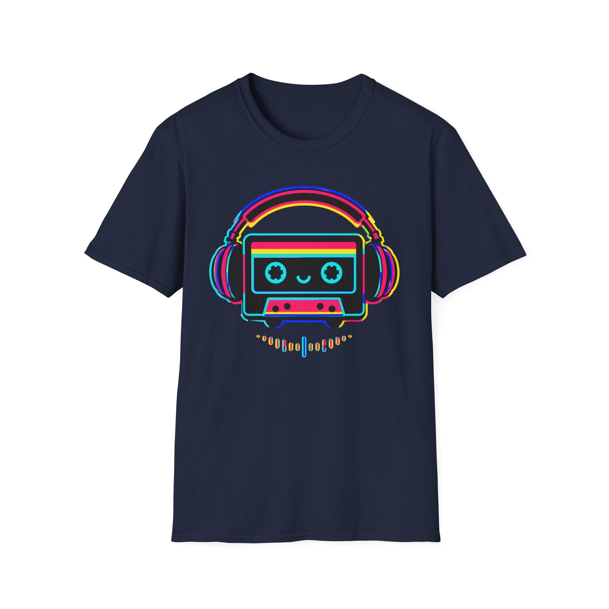 Headphones Cassette  T-Shirt