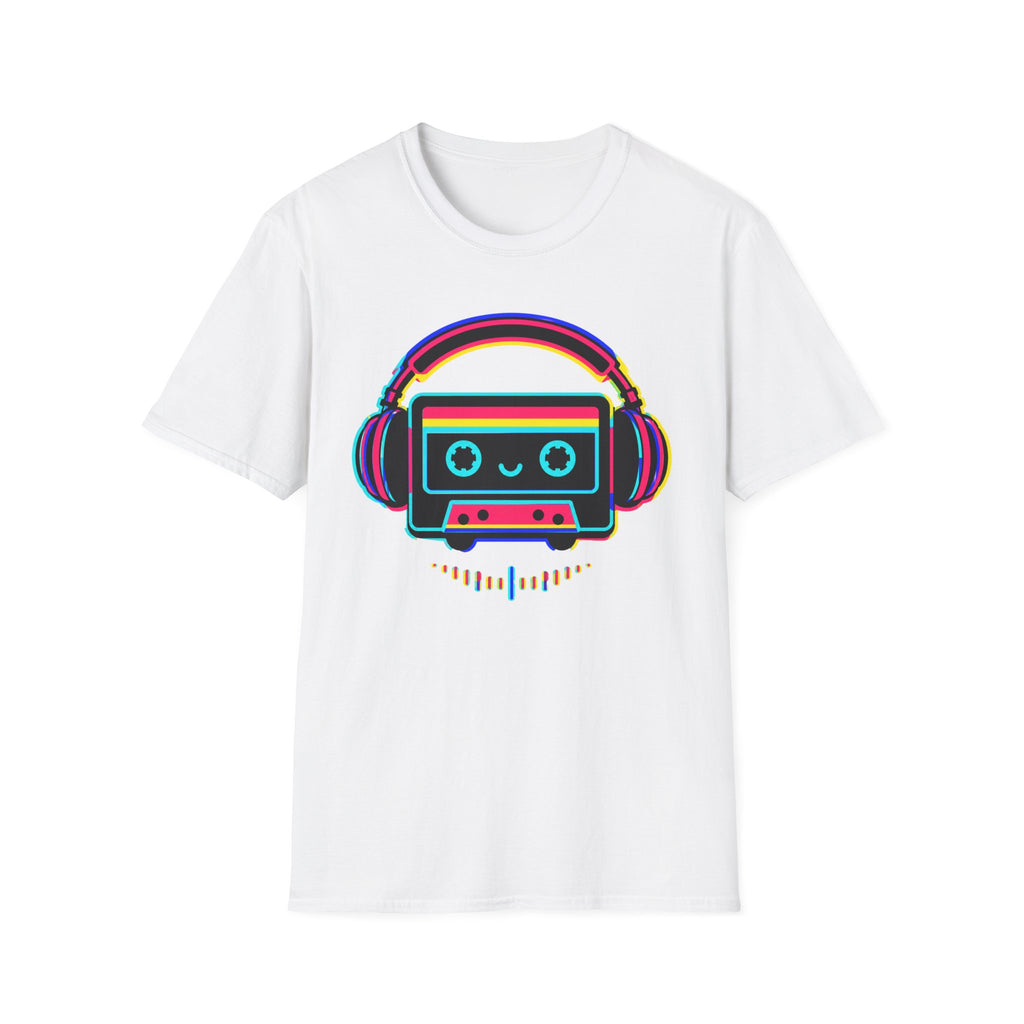 Headphones Cassette  T-Shirt