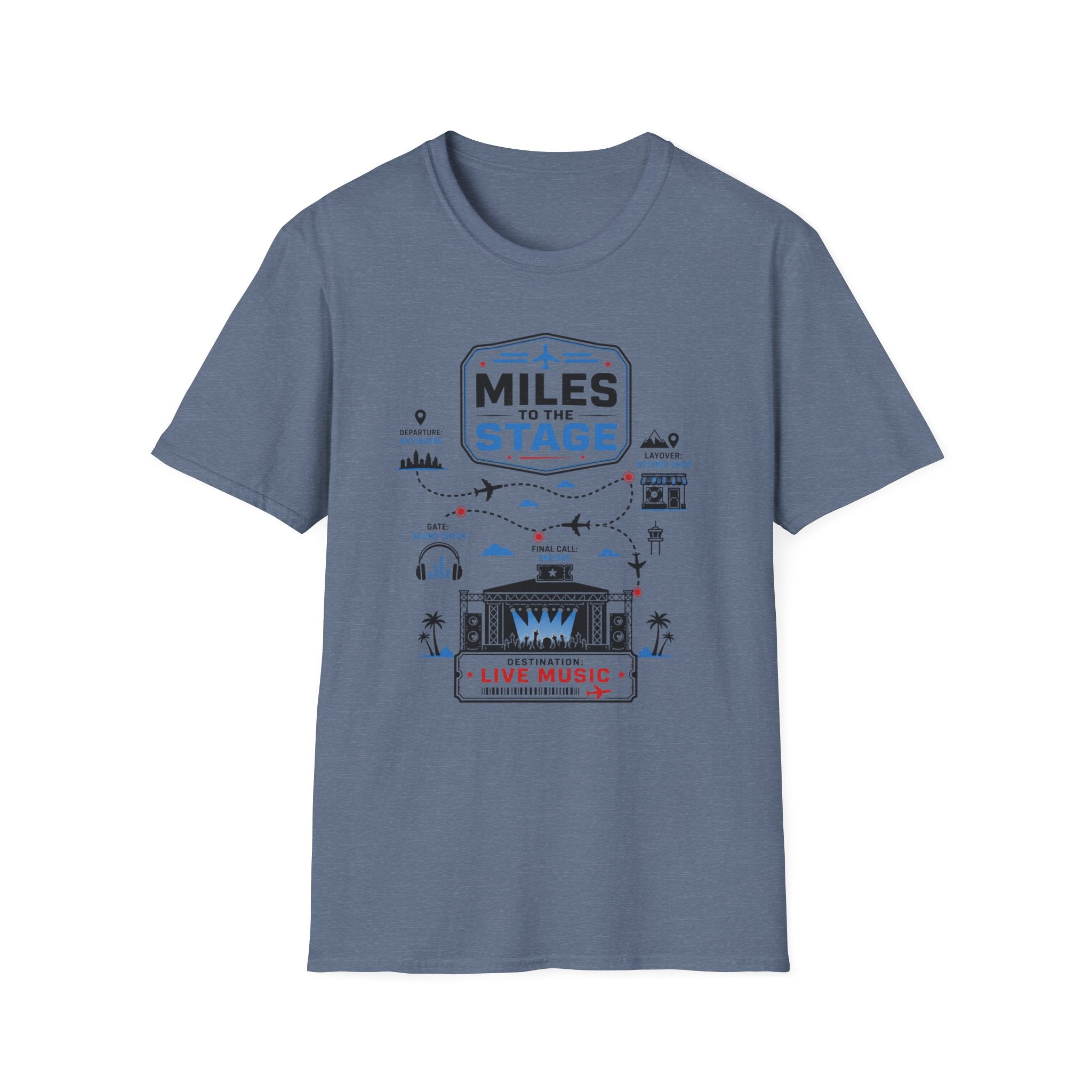 Miles to Stage  T-Shirt