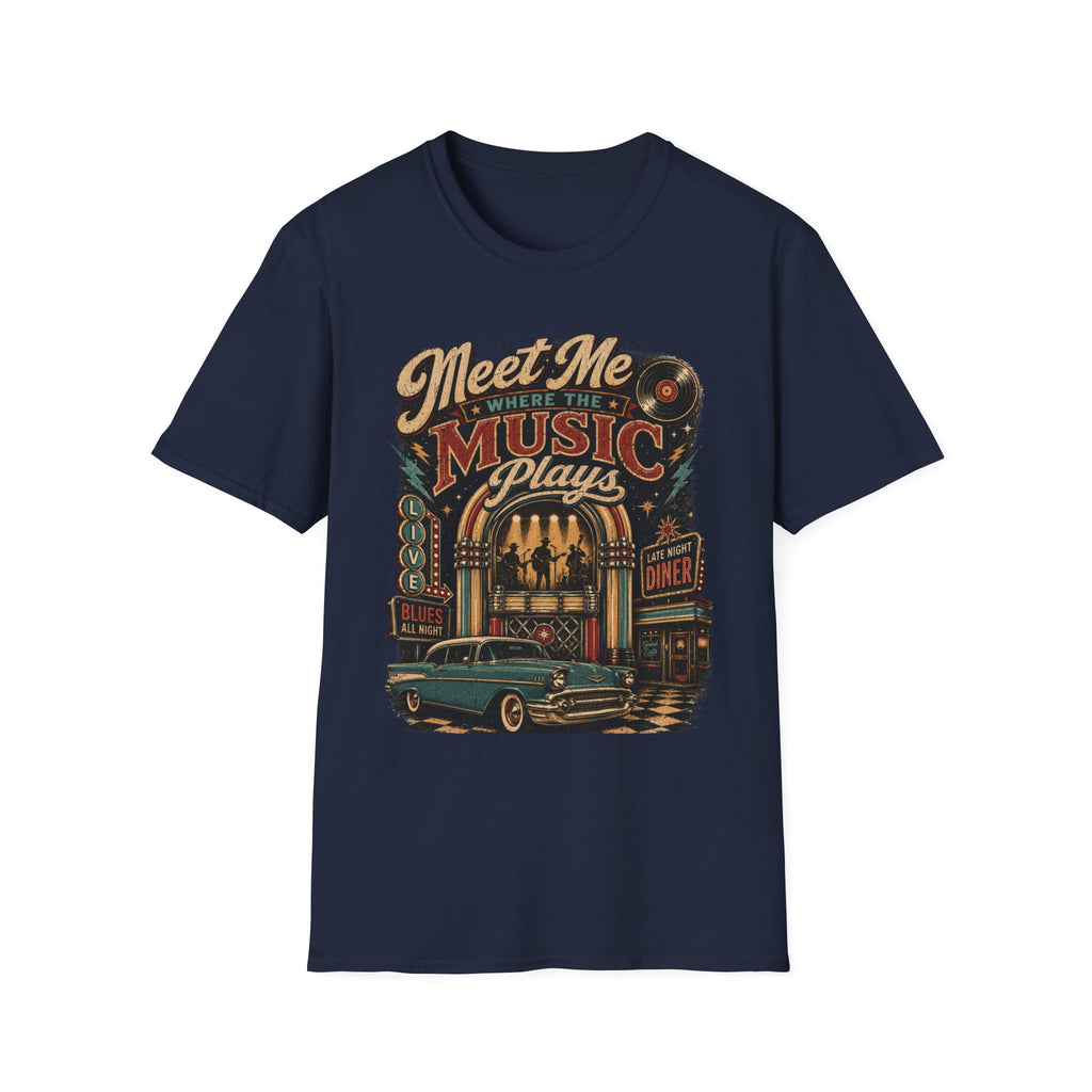 Where Music Plays  T-Shirt