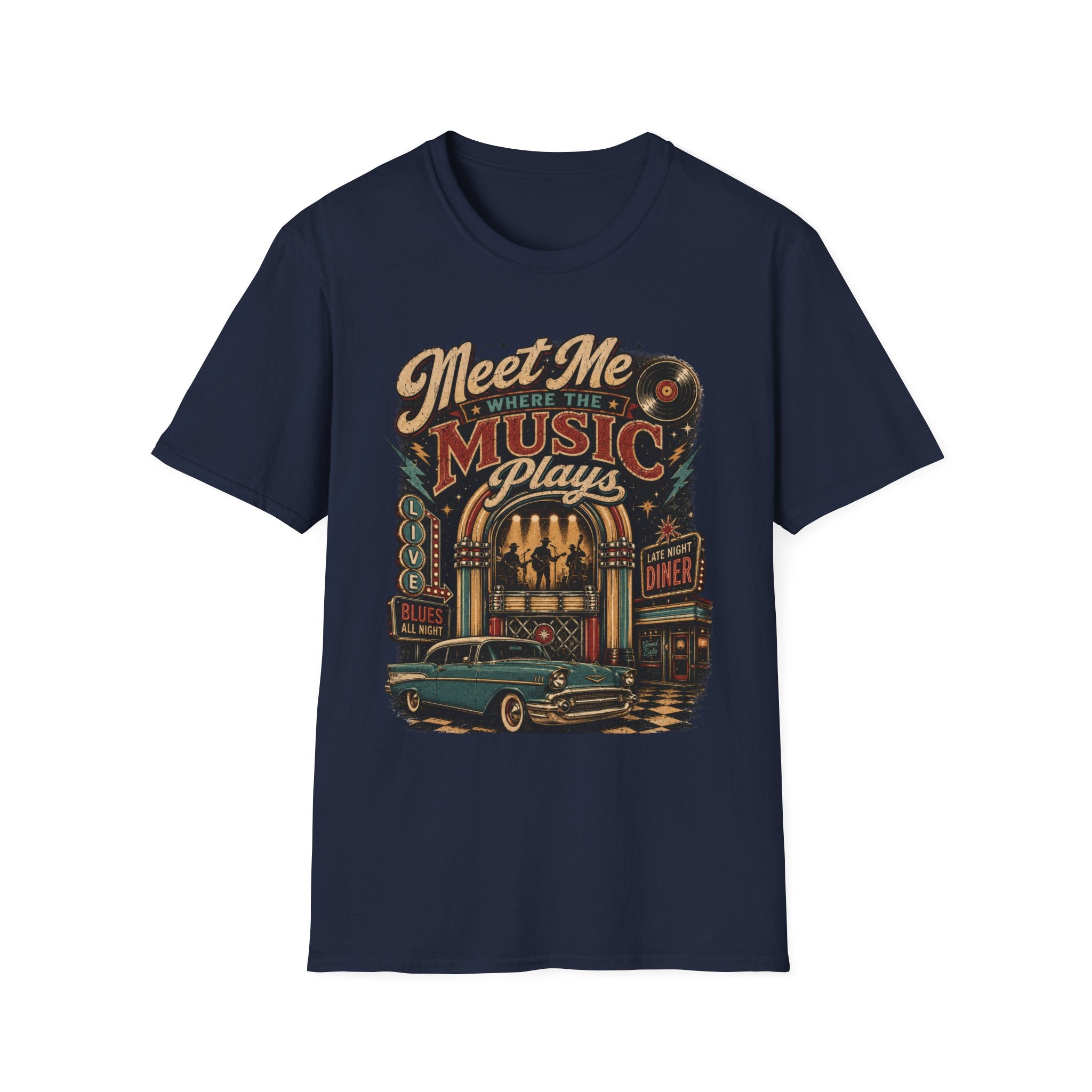 Where Music Plays  T-Shirt