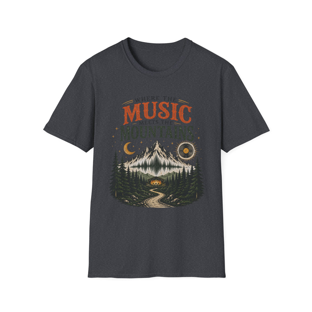 Music Meets Mountains  T-Shirt