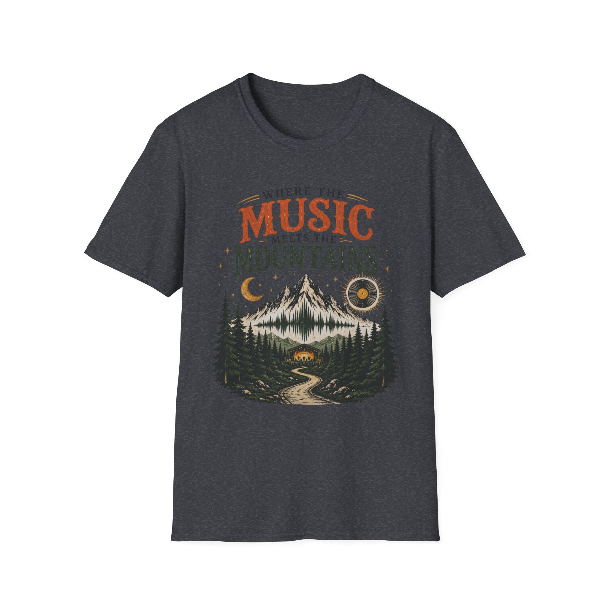 Music Meets Mountains  T-Shirt