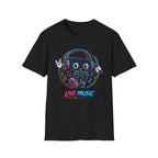 Live Music Cassette  T-Shirt