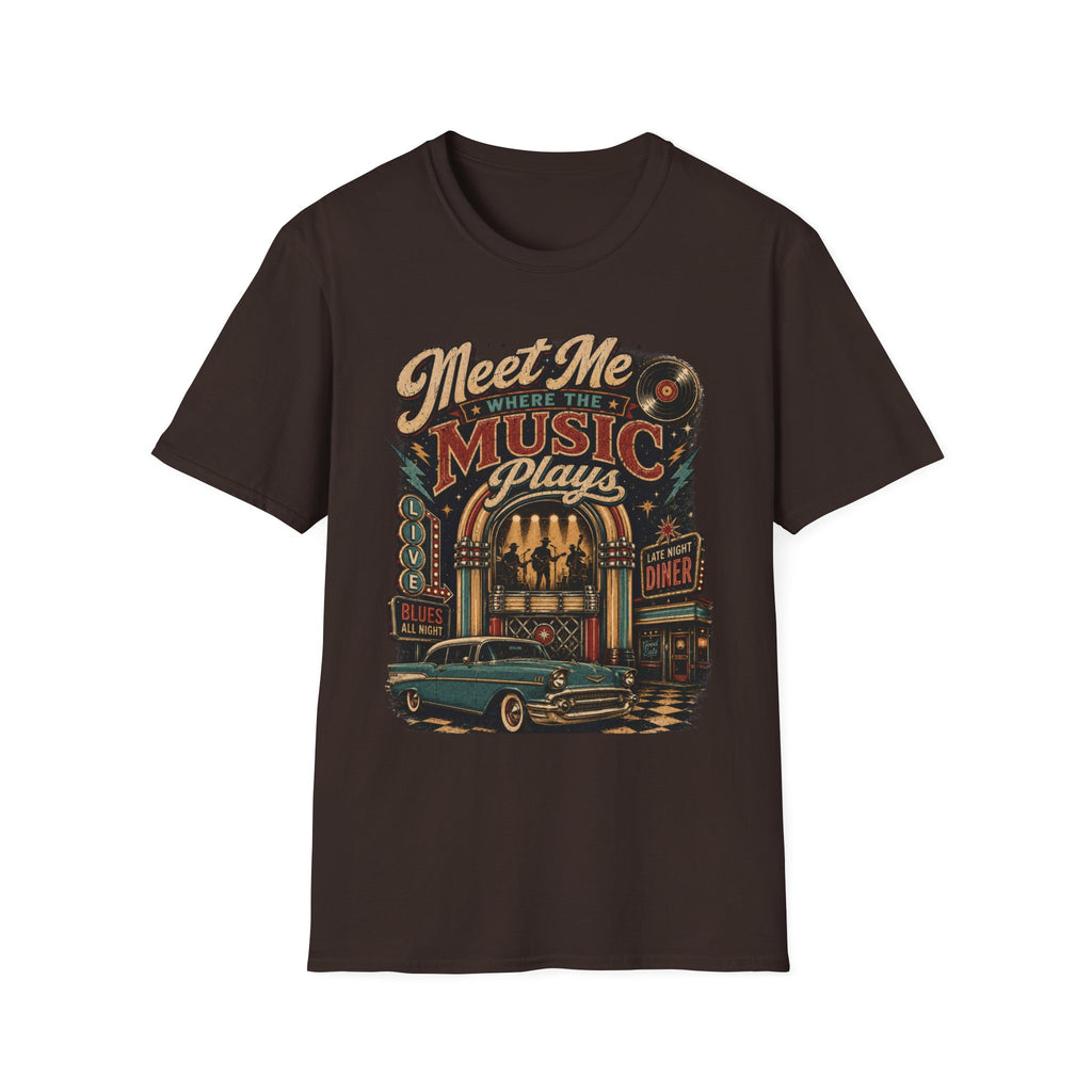 Where Music Plays  T-Shirt