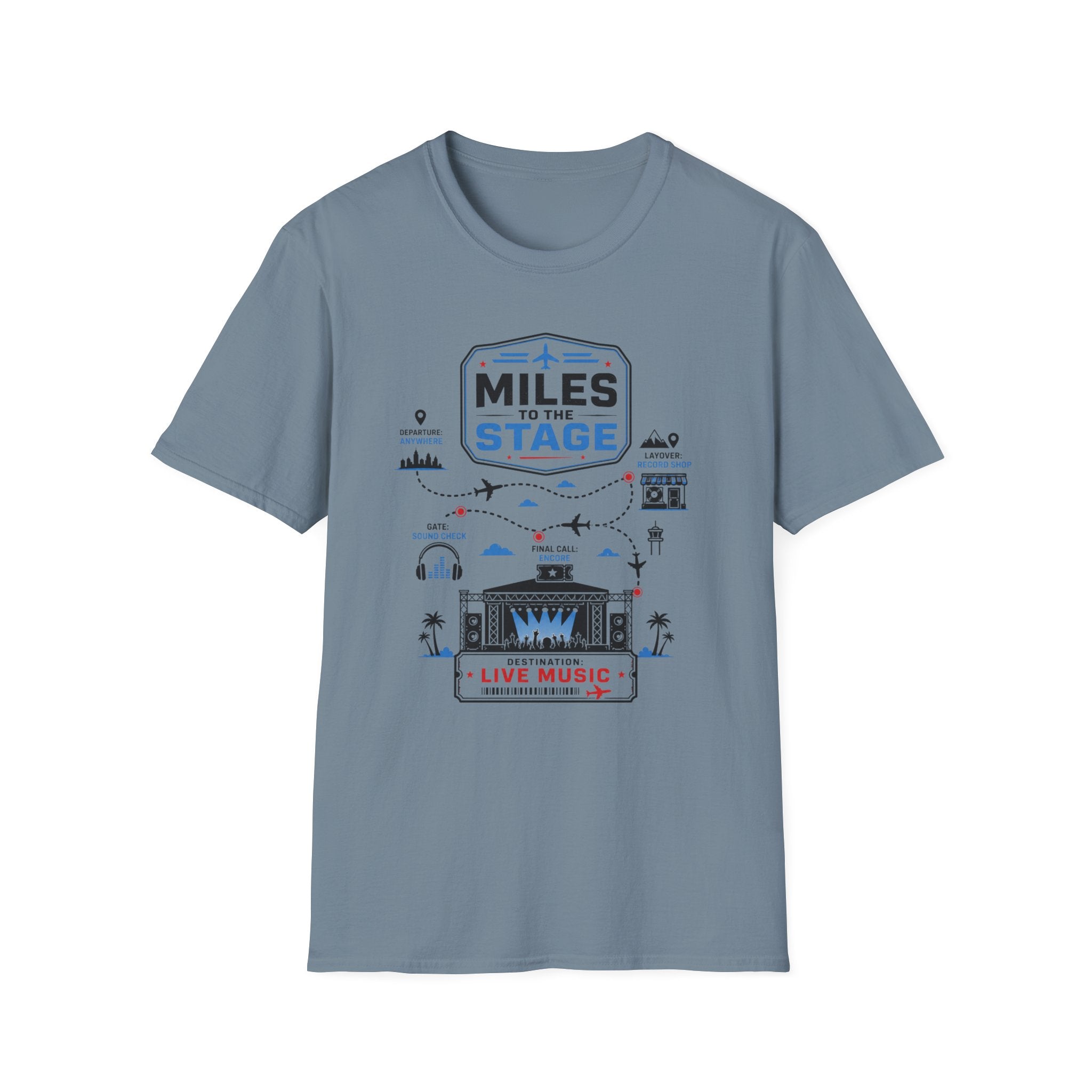 Miles to Stage  T-Shirt