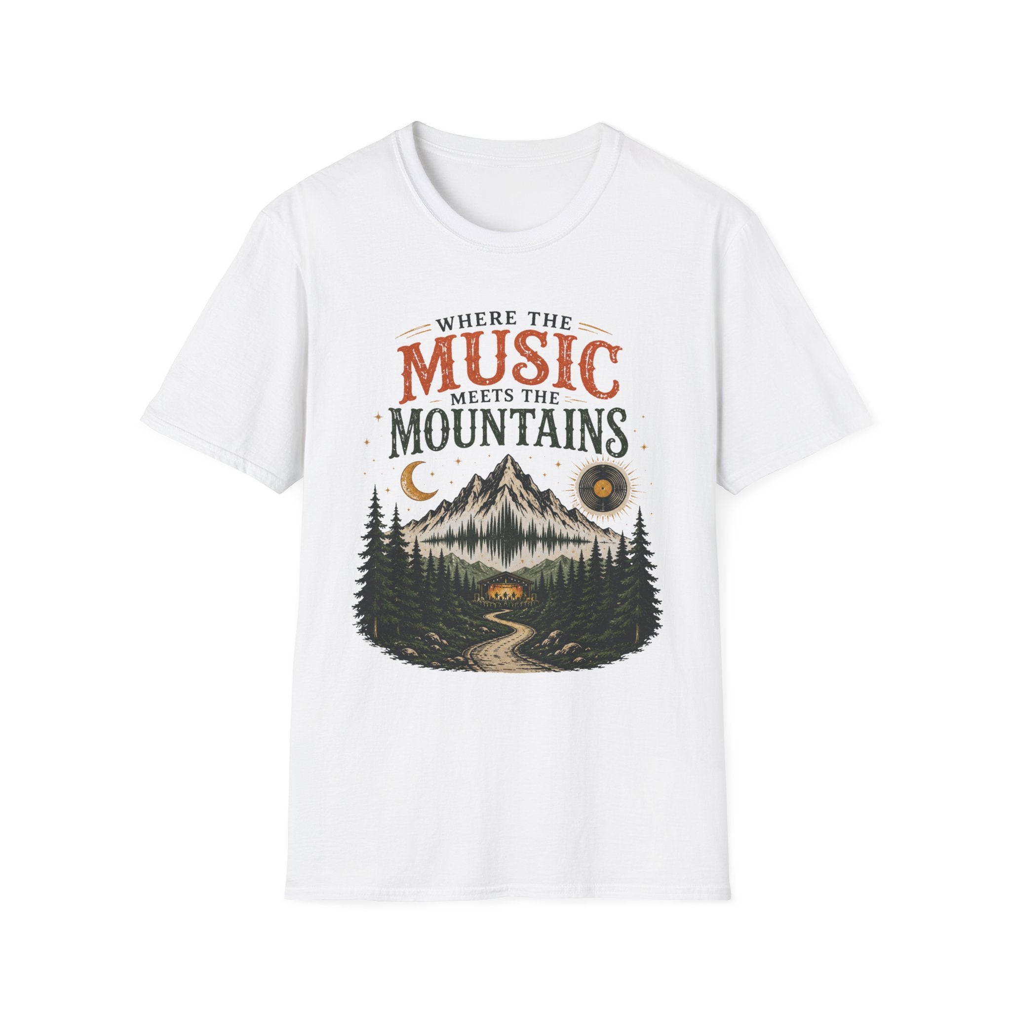 Music Meets Mountains  T-Shirt