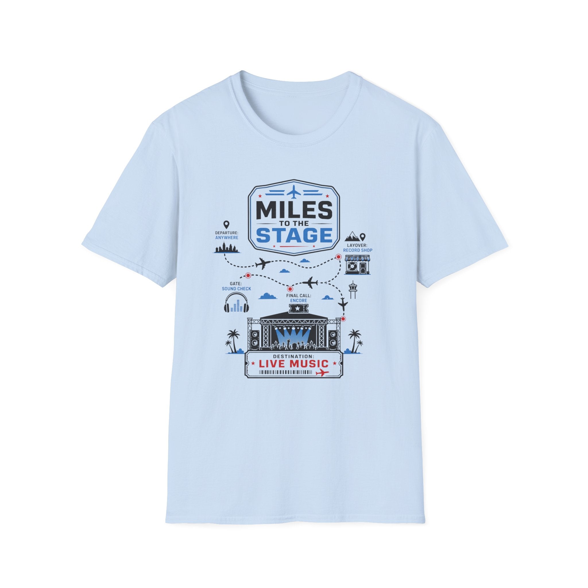 Miles to Stage  T-Shirt