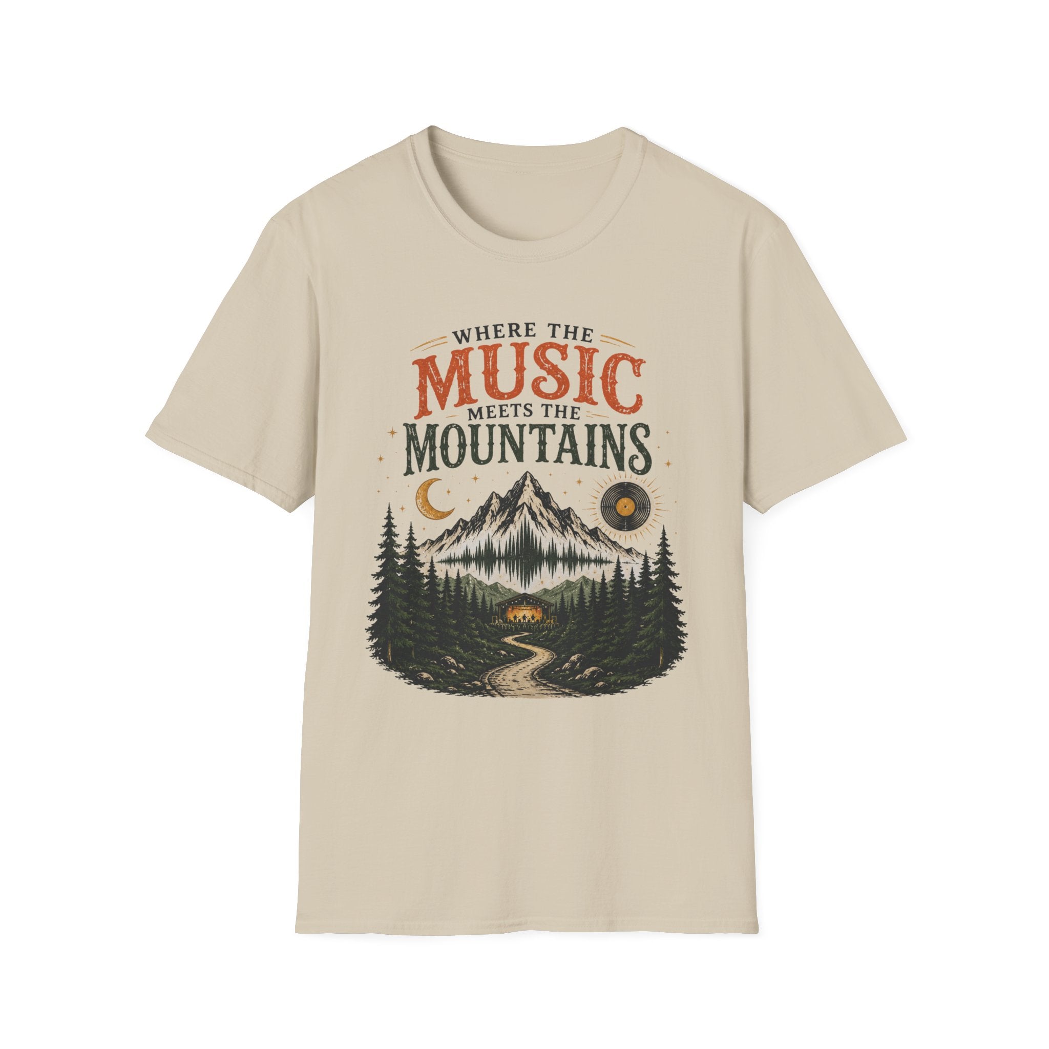 Music Meets Mountains  T-Shirt