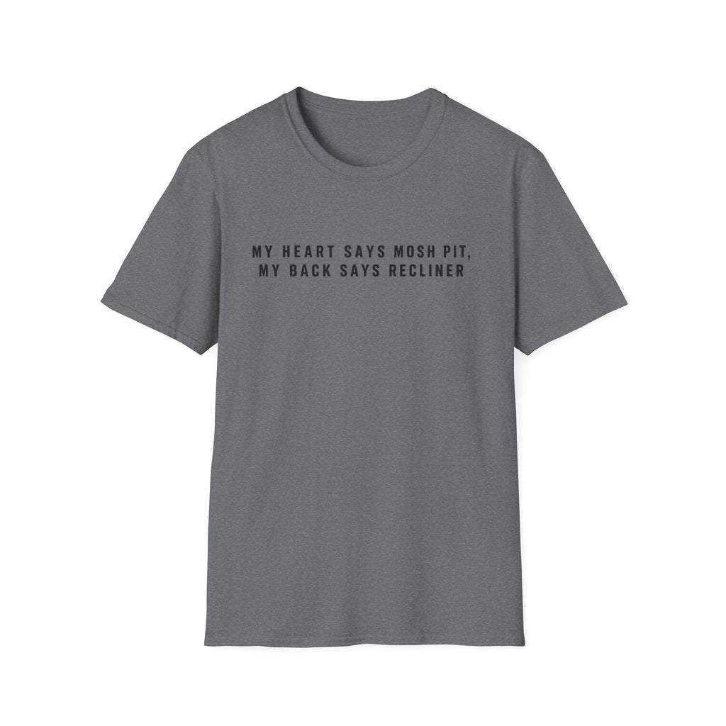 Heart says mosh  T-Shirt