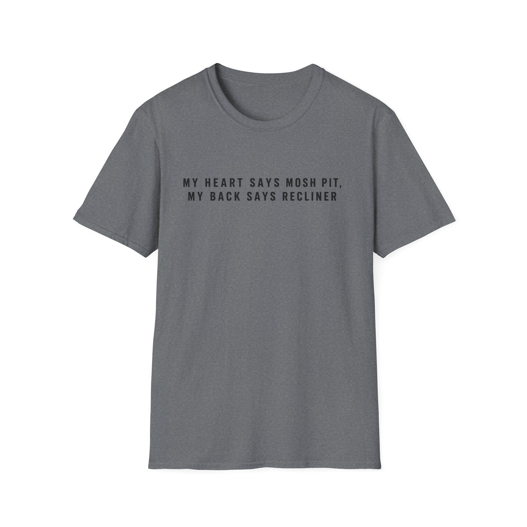 Heart says mosh  T-Shirt