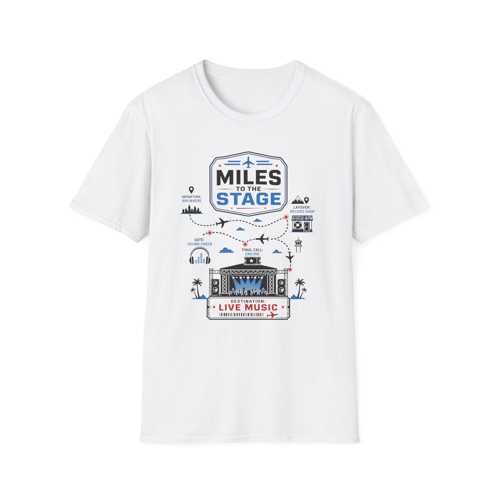 Miles to Stage  T-Shirt