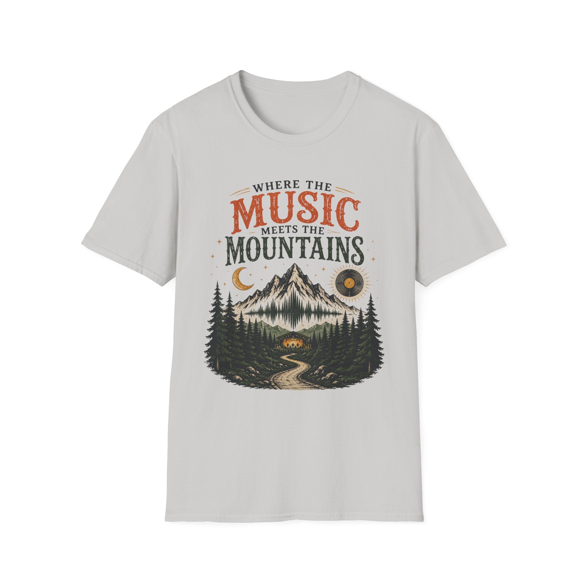 Music Meets Mountains  T-Shirt