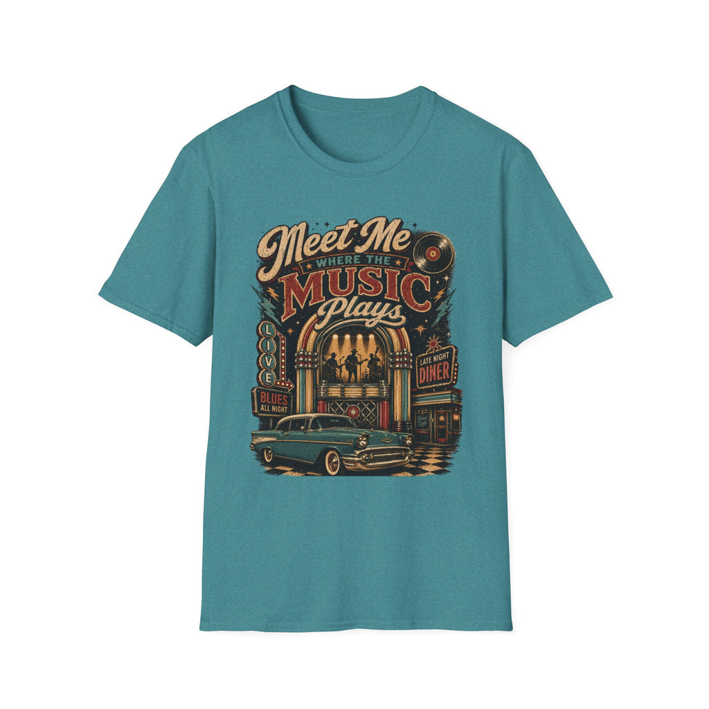 Where Music Plays  T-Shirt